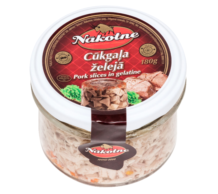 PORK SLICES IN GELATINE 180G
