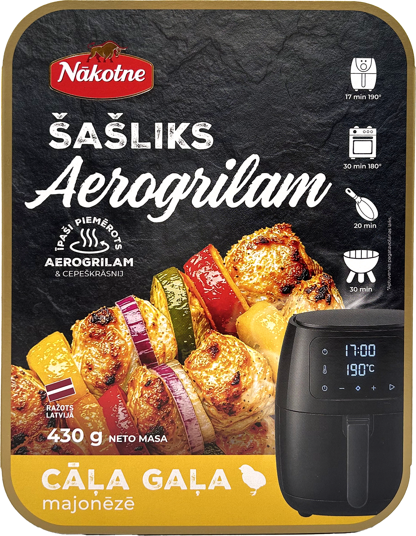 ŠAŠLIKS AEROGRILAM, CĀĻA GAĻA MAJONĒZĒ 430g