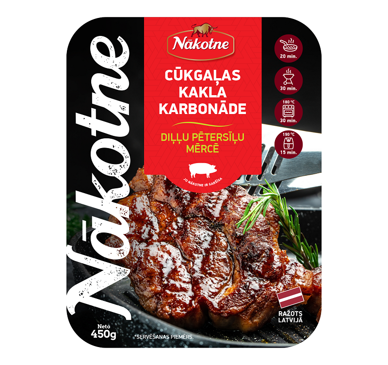 CŪKGAĻAS KAKLA KARBONĀDE DIĻĻU PĒTERSĪĻU MĒRCĒ 450g