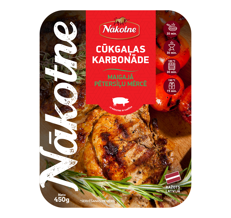 CŪKGAĻAS KARBONĀDE MAIGAJĀ PĒTERSĪĻU MĒRCĒ 450g
