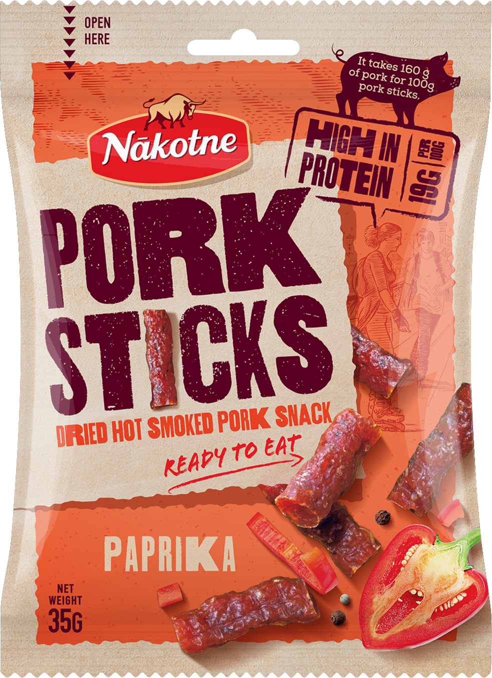 PORK STICKS PAPRIKA