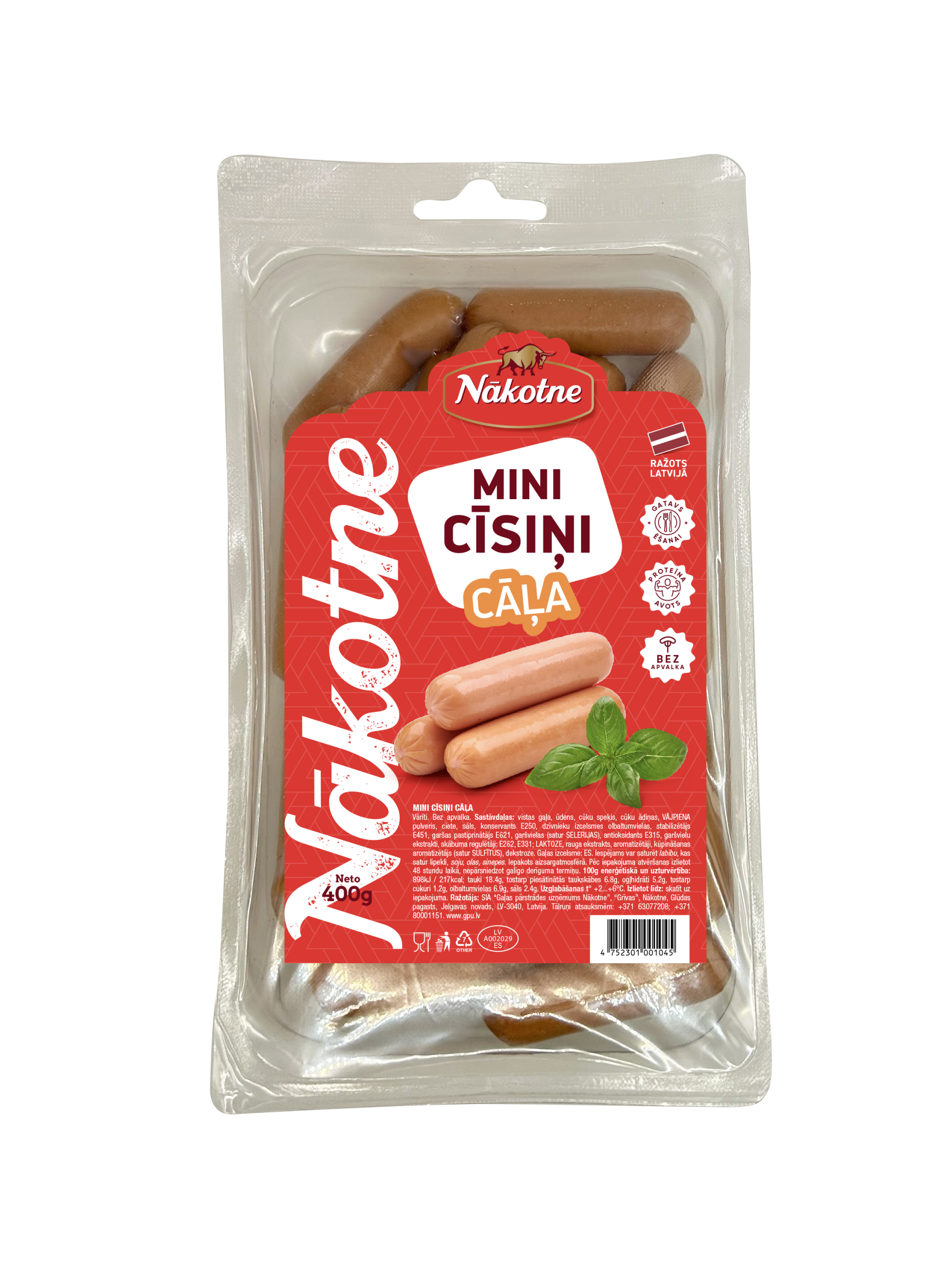 MINI CHICKEN FRANKFURTERS