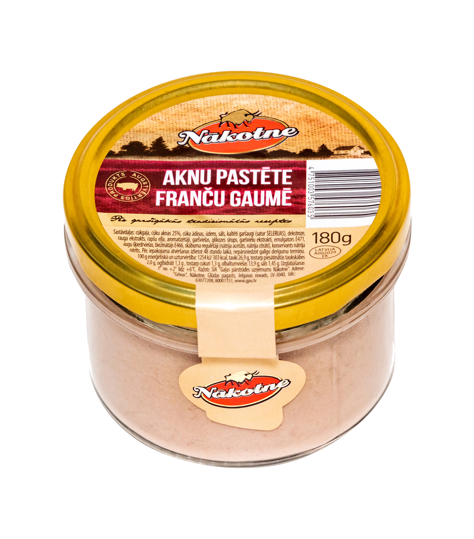 AKNU PASTĒTE FRANČU GAUMĒ 180g