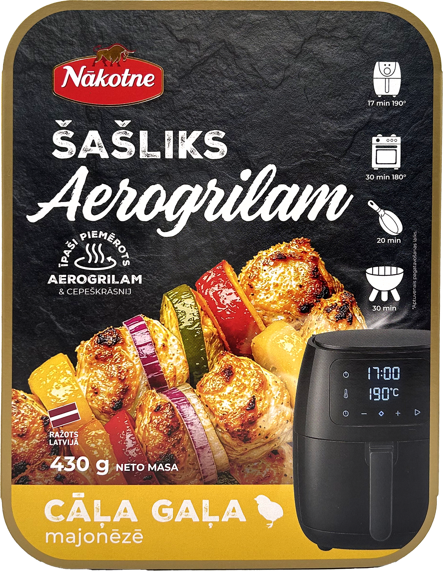 ŠAŠLIKS AEROGRILAM, CĀĻA GAĻA MAJONĒZĒ 430g