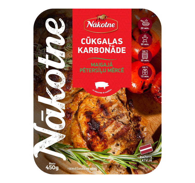 CŪKGAĻAS KARBONĀDE MAIGAJĀ PĒTERSĪĻU MĒRCĒ 450g