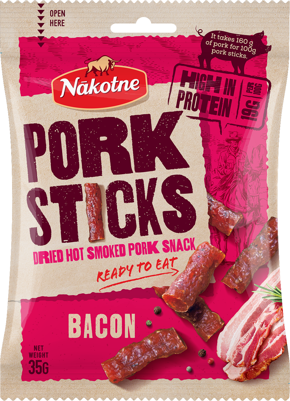 PORK STICKS BACON