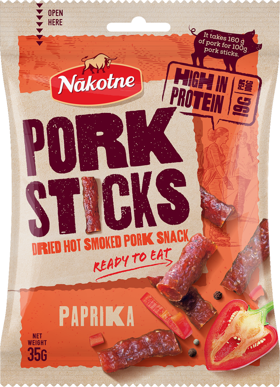 PORK STICKS PAPRIKA