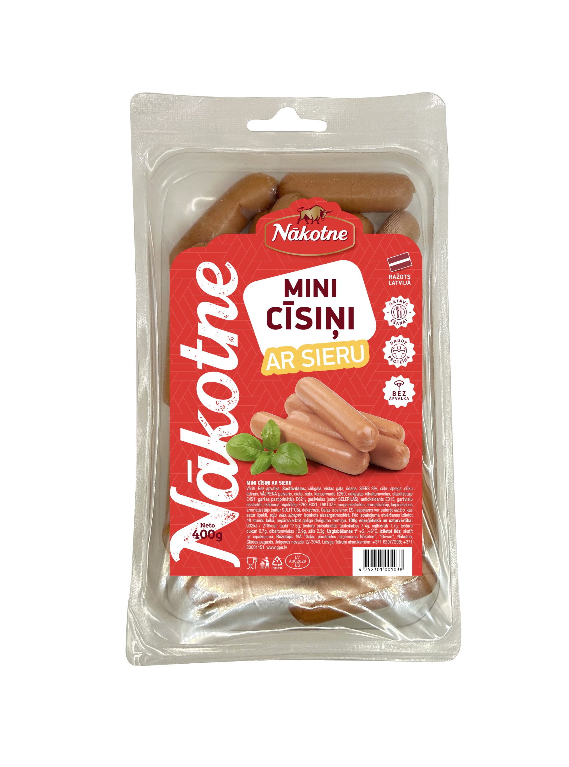 MINI FRANKFURTERS WITH CHEESE