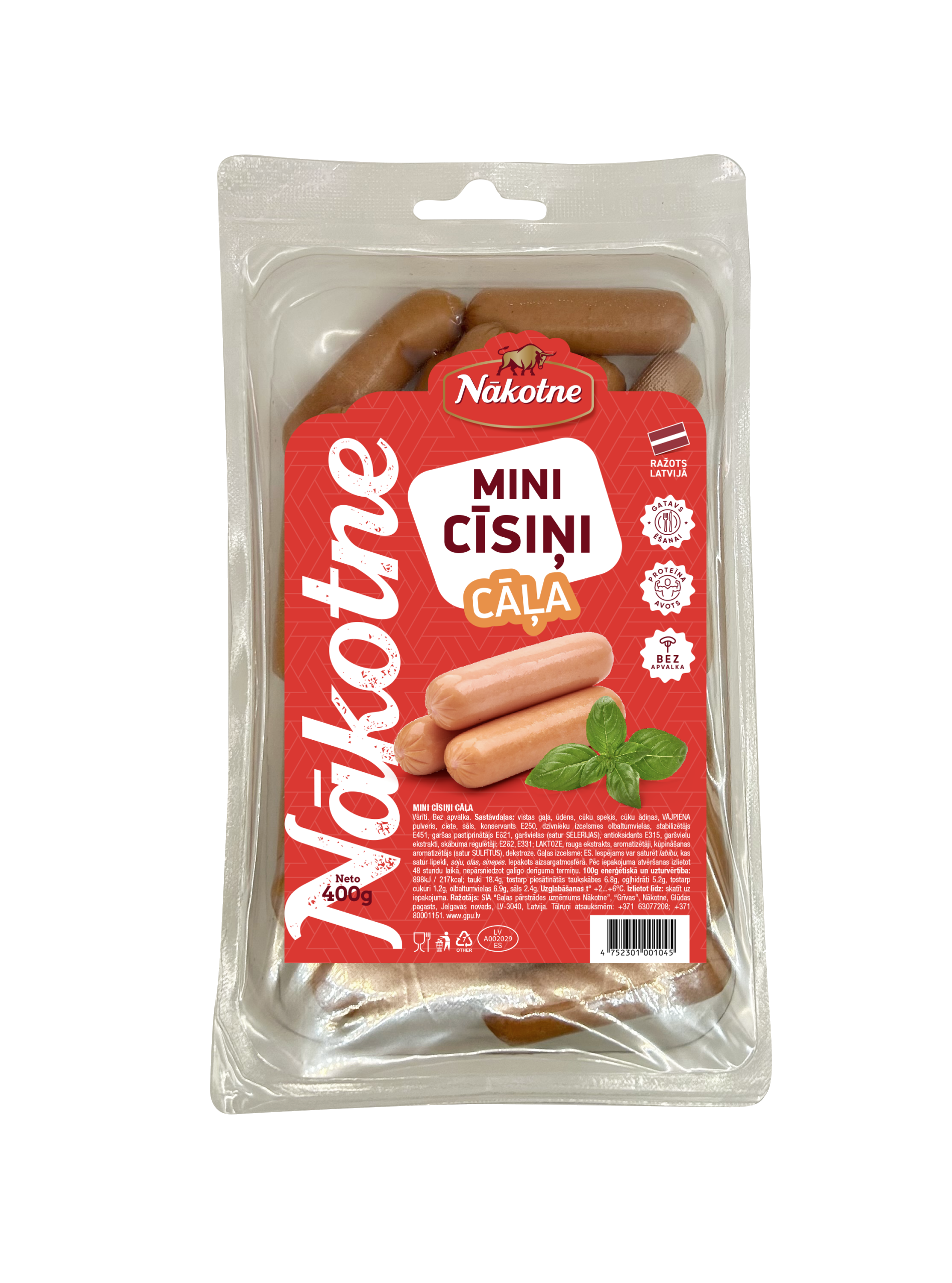 MINI CHICKEN FRANKFURTERS