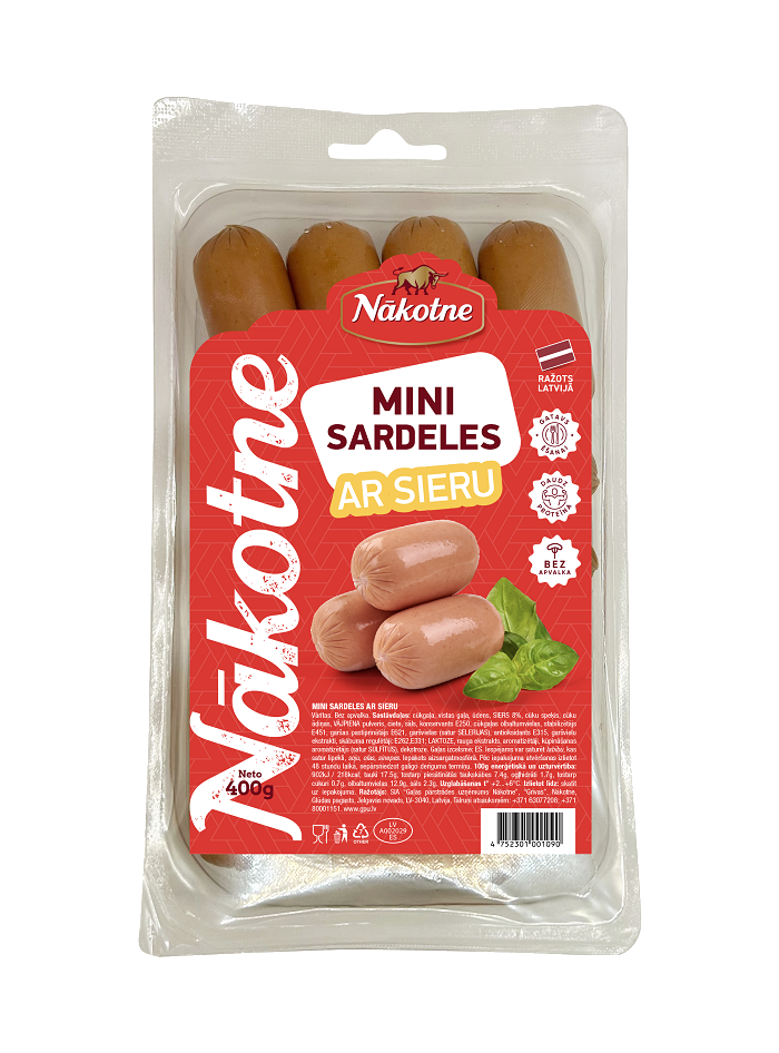 MINI SAUSAGES WITH CHEESE