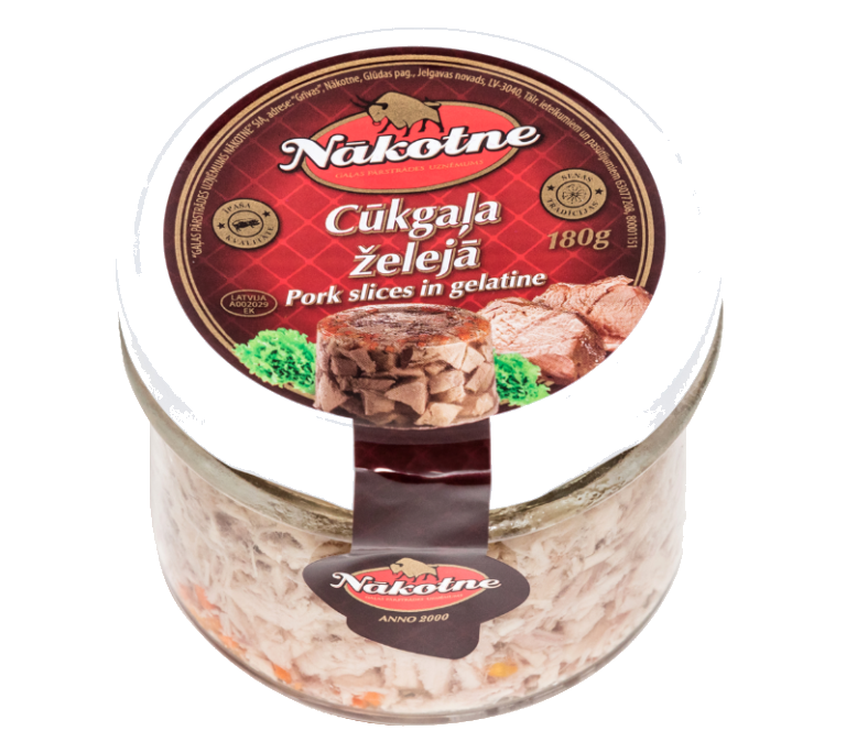 PORK SLICES IN GELATINE 180G